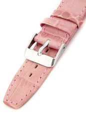Bracelet en cuir rose pour montre W-309-K