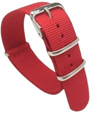 Bracelet Ricardo Nato, nylon, rouge