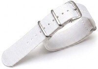 Bracelet en nylon Ricardo Kronplatz, blanc, NATO