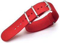 bracelet en nylon Ricardo Kronplatz, rouge, NATO