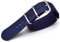 Bracelet en nylon Ricardo Kronplatz, bleu, NATO