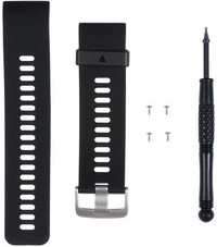 bracelet en silicone Garmin (pour Forerunner 35), noir, S00-00677-00