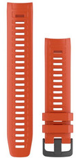 bracelet en silicone Garmin 22mm (pour Instinct), rouge, 010-12854-02