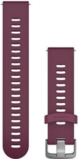 bracelet en silicone Garmin 20mm (pour Venu, Venu Sq, Venu 2 Plus etc.), violet, Quick Release, 010-11251-1W