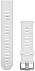 bracelet en silicone Garmin 20mm (pour Venu, Venu Sq, Venu 2 plus), blanc, Quick Release, 010-11251-1P
