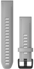 Bracelet en silicone Garmin 20mm (pro Garmin Fenix 8/7S/6S (43mm), aj.), gris V5, QuickFit