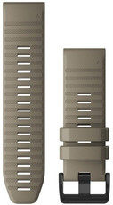 Bracelet en silicone Garmin 26mm (pour Garmin Fenix 8/7X/6X (51mm), Tactix etc.), beige V1, QuickFit, 010-12864-02