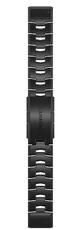 Bracelet métallique en titane Garmin 22mm (pour Garmin Fenix 8/7/6 (47mm), Epix 2 etc.), noir, QuickFit, 010-12863-09