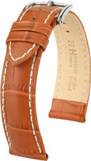 Bracelet en cuir marron clair Hirsch Modena L 10302875-2 (Teletina)