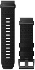 bracelet en nylon Garmin 26mm (pour Garmin Fenix 8/7X/6X (51mm), Tactix etc.), noir, QuickFit, 010-13010-00