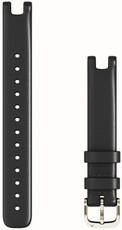 Bracelet en cuir Garmin 14mm (pro Lily), noir V1