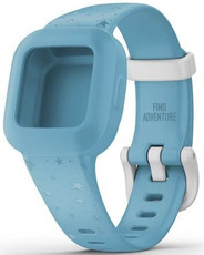 bracelet de montre en plastique Garmin (pour Vívofit junior 3), bleu, 010-12469-42