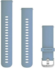 Bracelet en silicone Garmin 20mm (pro Venu, Venu Sq, Venu 2 Plus aj.), bleu V1, Quick Release + partie étendue