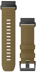 bracelet en nylon Garmin 26mm (pour Garmin Fenix 8/7X/6X (51mm), Tactix etc.), marron, QuickFit, 010-13010-11