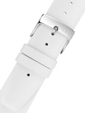 Bracelet en cuir Morellato Fuji M 5479D36.017, blanc, matériau recyclé