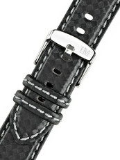 Bracelet en cuir Morellato Biking 3586977.891 M, noir, cuir écologique