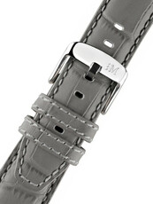 Bracelet en cuir Morellato Soccer M 4497B44.092, gris, cuir écologique