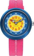 Flik Flak Blue ZFBNP190 avec bracelet rose