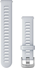 Bracelet en silicone Garmin 18mm (pro Venu 2S, Vívoactive 4S, Vívomove 3S aj), blanc, Quick Release