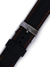 bracelet en silicone Orient VDFCKSZ 22mm (pour modèle FUNG3), noir