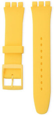 Bracelet en silicone Ricardo 17mm (pro Swatch), jaune