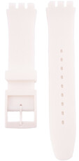 bracelet en silicone Ricardo Barletta (pour Swatch), blanc
