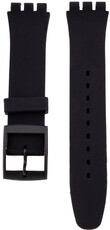 bracelet en silicone Ricardo Barletta (pour Swatch), noir