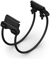 Bracelet en silicone Garmin 26mm Bungee Mount (pro Garmin Fenix 8/7X/6X (51mm), Tactix aj.), noir, QuickFit