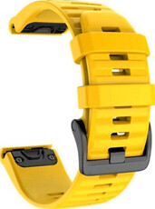 bracelet en silicone Ricardo Livigno 22mm, Yellow, QuickFit