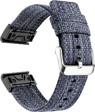 Bracelet en nylon Ricardo Cervinia 26mm, Blue/Black, QuickFit
