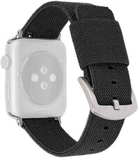 bracelet en nylon Ricardo (pour Apple Watch 42/44/45/49mm), noir V2