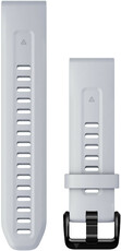 Bracelet en silicone Garmin 20mm (Fenix 7S/6S/5S), blanc V3, QuickFit