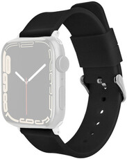 Bracelet en silicone Ricardo (pro Apple Watch 38/40/41mm), noir V1