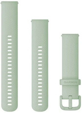Bracelet en silicone Garmin 20mm (pour Venu, Venu Sq, Venu 2 plus etc.), vert, Quick Release, + partie prolongée, 010-12924-82