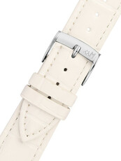 Bracelet en cuir Morellato Tiglio 5673D74.017 M, blanc, cuir écologique