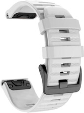 Bracelet en silicone Ricardo Livigno 20mm, White, QuickFit