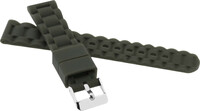 Bracelet en silicone JVD RJ7192.3 18mm, vert, enfants