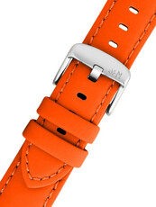 Bracelet en cuir Morellato Capri 5761D82.086 M, orange, matériau recyclé