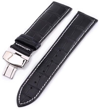 bracelet en cuir Ricardo Cortona, noir, Quick Release