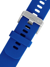 Bracelet en silicone Morellato Byte 5654187.065 M, bleu, Quick Release