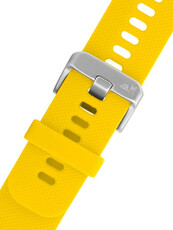 bracelet en silicone Morellato Byte 5654187.098 M, jaune, Quick Release