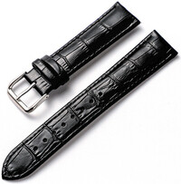 bracelet en cuir Ricardo Todi, noir