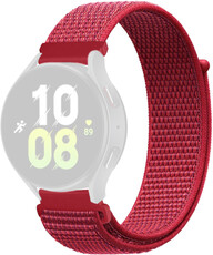 Bracelet en nylon Ricardo 20mm, rouge, Quick Release