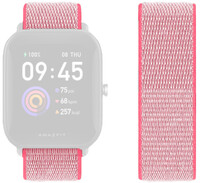 Bracelet en nylon Ricardo 20mm, rose V1, Quick Release