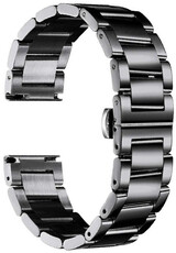 Bracelet en acier Ricardo Siena, noir, + raccourcisseur