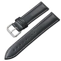 Bracelet en cuir Ricardo Chieti, noir V3