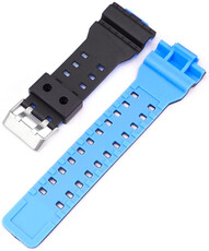 Bracelet en plastique Ricardo 16mm (pro Casio G-Shock GA-100, GA-110, GD-120, GLS-100), noir V7