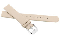 bracelet de montre en simili cuir JVD RJ7216.3 15mm, beige, pour enfant
