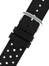 Bracelet en cuir Morellato 5807B71.019 M, noir, matériau recyclé