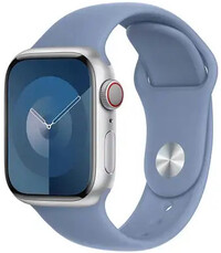 Bracelet en silicone Apple (pour Apple Watch 38/40/41mm), bleu V1, taille S/M